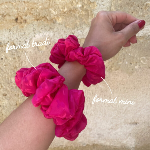 chouchou rose vintage