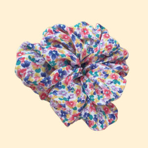 chouchou fleurs vintage